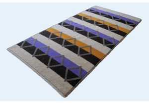 tappeto rombi e colori-artigiantessile1