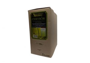 Chrysos extra virgin olive oil - Bag in box 5 lt