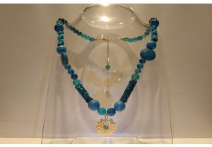 Sa Meri blue necklace