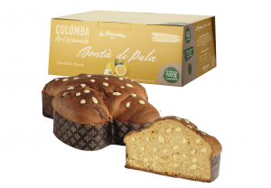 Artisan Colomba with white chocolate