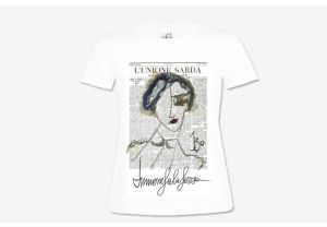 T-shirt donna Joyce Lussu 130 L'Unione Sarda