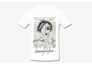 t-shirt uomo Joyce Lussu - 130 L'Unione Sarda