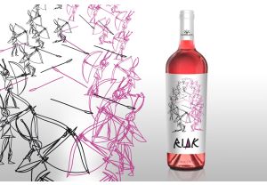 Vino cannonau rosé Riak bottiglia